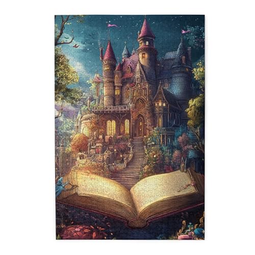 Vextrovia, Illustrationen von Schlössern in Märchen, Holzpuzzles, Puzzles für Erwachsene 1000 Teile, 1000 Teile Puzzle für Erwachsene, herausforderndes Puzzle, perfekt für Spieleabend Vextrovia, Illustrationen von Schlössern in Märchen, Holzpuzzles, Puzzles für Erwachsene 1000 Teile, 1000 Teile Puzzle für Erwachsene, herausforderndes Puzzle, perfekt für Spieleabend von Vextrovia