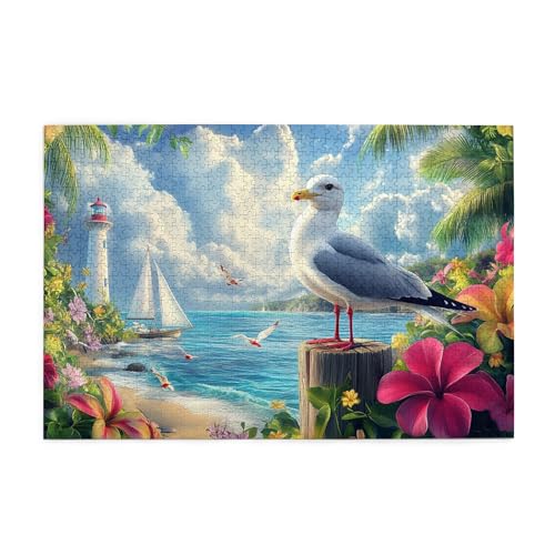 Vextrovia Blumen & Möwen, 1000 Teile Puzzle für Erwachsene, Verschiedene Küstenlandschaft Holzpuzzle, Puzzles für Wohnkultur und Erwachsenenarbeit Stressabbau, Kreative Aktivität Hobbys für Erwachsene Vextrovia Blumen & Möwen, 1000 Teile Puzzle für Erwachsene, Verschiedene Küstenlandschaft Holzpuzzle, Puzzles für Wohnkultur und Erwachsenenarbeit Stressabbau, Kreative Aktivität Hobbys für Erwachsene von Vextrovia