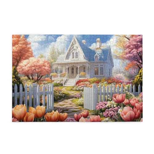 Vextrovia Erwachsene Holzpuzzle Kunstwerk Haus im Garten Puzzles für Erwachsene 1000 Teile 1000 Teile Romantik Puzzle Atemberaubende Kunstwerke Vervollständigen Sie das Puzzle Home Decor mit Ihrer Vextrovia Erwachsene Holzpuzzle Kunstwerk Haus im Garten Puzzles für Erwachsene 1000 Teile 1000 Teile Romantik Puzzle Atemberaubende Kunstwerke Vervollständigen Sie das Puzzle Home Decor mit Ihrer von Vextrovia