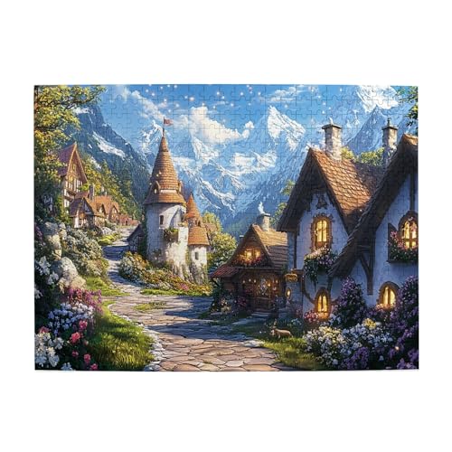 Vextrovia Fantasievolle Holzpuzzles für Erwachsene, Holzpuzzle für Erwachsene, ruhige Dörfer, Puzzles für Erwachsene 500 Teile, Vintage Erwachsene Holzpuzzles für Heimdekoration, Entspannen Sie sich Vextrovia Fantasievolle Holzpuzzles für Erwachsene, Holzpuzzle für Erwachsene, ruhige Dörfer, Puzzles für Erwachsene 500 Teile, Vintage Erwachsene Holzpuzzles für Heimdekoration, Entspannen Sie sich von Vextrovia