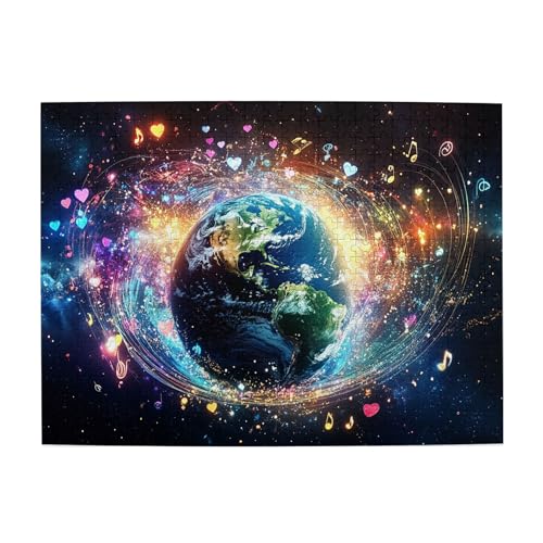 Vextrovia Fantasievolle Holzpuzzles für Erwachsene, Musik, Liebe und der Planet, Holzpuzzle für Erwachsene, lustiges Kunstwerk für Erwachsene, kreatives Spielen & Urlaubsparty-Geschenke, Kunstwerk Vextrovia Fantasievolle Holzpuzzles für Erwachsene, Musik, Liebe und der Planet, Holzpuzzle für Erwachsene, lustiges Kunstwerk für Erwachsene, kreatives Spielen & Urlaubsparty-Geschenke, Kunstwerk von Vextrovia