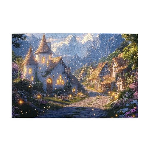 Vextrovia Holzpuzzle für Erwachsene, ruhige Dörfer, Puzzles für Erwachsene, 1000 Teile, fantasievolle Holzpuzzles für Erwachsene, kreatives Spielen & Urlaubsparty-Geschenke, Kunstwerk-Wand-Wohnkultur Vextrovia Holzpuzzle für Erwachsene, ruhige Dörfer, Puzzles für Erwachsene, 1000 Teile, fantasievolle Holzpuzzles für Erwachsene, kreatives Spielen & Urlaubsparty-Geschenke, Kunstwerk-Wand-Wohnkultur von Vextrovia