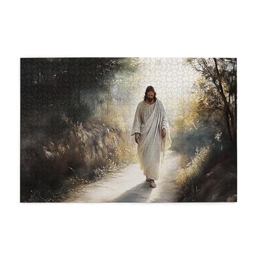 Vextrovia Jesus Der Erlöser Puzzles für Erwachsene 1000 Teile, Illustration - Jesus kehrt zurück Holzpuzzle, Puzzle für Erwachsene - Herausforderndes Puzzle Nett für Spieleabende - Fertiges Puzzle Vextrovia Jesus Der Erlöser Puzzles für Erwachsene 1000 Teile, Illustration - Jesus kehrt zurück Holzpuzzle, Puzzle für Erwachsene - Herausforderndes Puzzle Nett für Spieleabende - Fertiges Puzzle von Vextrovia