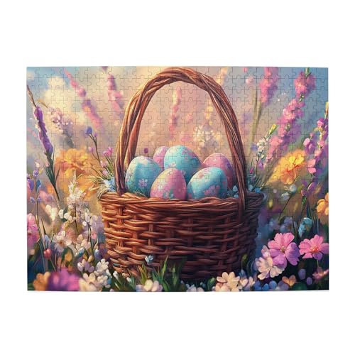 Vextrovia Ostereier in den Blumen, 500 Stück Holzpuzzles für Erwachsene, Erwachsenenpuzzles für Wohnkultur, Entspannung von Körper und Geist, unmöglich schwer schwierig herausfordernde Puzzles für Vextrovia Ostereier in den Blumen, 500 Stück Holzpuzzles für Erwachsene, Erwachsenenpuzzles für Wohnkultur, Entspannung von Körper und Geist, unmöglich schwer schwierig herausfordernde Puzzles für von Vextrovia