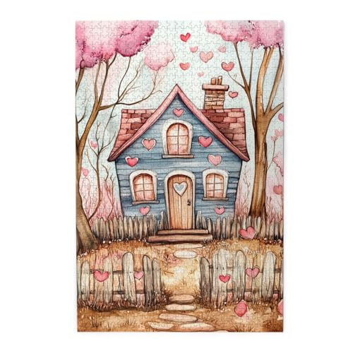 Vextrovia Puzzles für Erwachsene, 1000 Teile, Aquarell-Illustrationen, handbemalte Kabinen, lustige Holzpuzzles, Party-Puzzles zur Linderung von Arbeitsstress, Brainstorming und Heimdekoration Vextrovia Puzzles für Erwachsene, 1000 Teile, Aquarell-Illustrationen, handbemalte Kabinen, lustige Holzpuzzles, Party-Puzzles zur Linderung von Arbeitsstress, Brainstorming und Heimdekoration von Vextrovia
