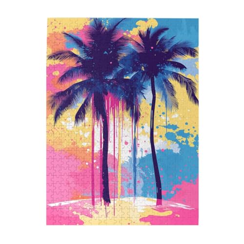 Vextrovia Puzzles für Erwachsene, 500 Teile, moderne Pop-Art-Stil, Holzpuzzles, bunte Bäume am Meer, Brainstorming, minimalistische Heimdekoration, lindert Stress bei Arbeit und Schule Vextrovia Puzzles für Erwachsene, 500 Teile, moderne Pop-Art-Stil, Holzpuzzles, bunte Bäume am Meer, Brainstorming, minimalistische Heimdekoration, lindert Stress bei Arbeit und Schule von Vextrovia