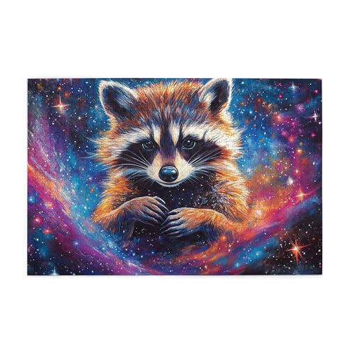 Vextrovia Puzzles für Erwachsene 1000 Teile, Waschbären in den Sternen, fantasievolle Holzpuzzles für Erwachsene, atemberaubende Kunstwerke, Puzzles geeignet für die Unterhaltung mit der Familie Vextrovia Puzzles für Erwachsene 1000 Teile, Waschbären in den Sternen, fantasievolle Holzpuzzles für Erwachsene, atemberaubende Kunstwerke, Puzzles geeignet für die Unterhaltung mit der Familie von Vextrovia
