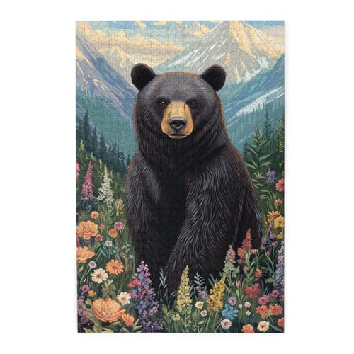 Vextrovia Puzzles für Erwachsene 1000 Teile Bären in den Blumen Lustige Wildlife Themed Holzpuzzles Energetic Stress Relief Spiele für Partys mit Familie und Freunden Vergessen Sie die Sorgen der Vextrovia Puzzles für Erwachsene 1000 Teile Bären in den Blumen Lustige Wildlife Themed Holzpuzzles Energetic Stress Relief Spiele für Partys mit Familie und Freunden Vergessen Sie die Sorgen der von Vextrovia