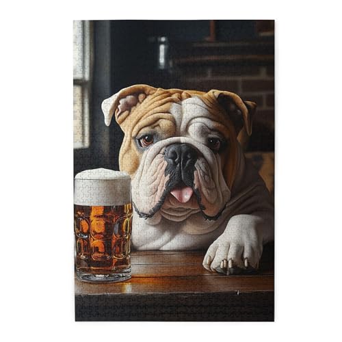 Vextrovia Puzzles für Erwachsene 1000 Teile Bier trinkende Bulldoggen Erwachsene Holzpuzzle Klassische American Tavern Thema Puzzle Impossible Hard Hard Challenging Puzzles für Erwachsene Vextrovia Puzzles für Erwachsene 1000 Teile Bier trinkende Bulldoggen Erwachsene Holzpuzzle Klassische American Tavern Thema Puzzle Impossible Hard Hard Challenging Puzzles für Erwachsene von Vextrovia