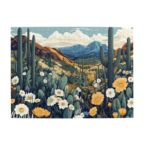 Vextrovia Secret Cactus World Puzzles für Erwachsene, 500 Teile, Kaktuswelt Erwachsene Holz-Puzzle, herausfordernde Gehirnübung, Entspannen Sie sich, unmöglich schwer schwierig, herausfordernde Vextrovia Secret Cactus World Puzzles für Erwachsene, 500 Teile, Kaktuswelt Erwachsene Holz-Puzzle, herausfordernde Gehirnübung, Entspannen Sie sich, unmöglich schwer schwierig, herausfordernde von Vextrovia