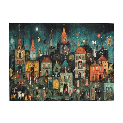 Vextrovia Stadt bei Nacht, Holzpuzzle, Erwachsenen-Party-Puzzle-Spiel, Puzzles für Erwachsene 500 Teile, atemberaubendes Kunstwerk, Märchen der Fantasie, Puzzles zum Vervollständigen mit der Familie Vextrovia Stadt bei Nacht, Holzpuzzle, Erwachsenen-Party-Puzzle-Spiel, Puzzles für Erwachsene 500 Teile, atemberaubendes Kunstwerk, Märchen der Fantasie, Puzzles zum Vervollständigen mit der Familie von Vextrovia