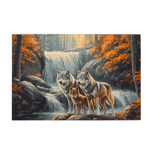 Vextrovia Wölfe unter dem Wasserfall Erwachsene Holzpuzzle Puzzles für Erwachsene 1000 Teile Wildlife Puzzles für Erwachsene Partys Puzzle Geschenke für Wildtierliebhaber Genießen Sie den Vextrovia Wölfe unter dem Wasserfall Erwachsene Holzpuzzle Puzzles für Erwachsene 1000 Teile Wildlife Puzzles für Erwachsene Partys Puzzle Geschenke für Wildtierliebhaber Genießen Sie den von Vextrovia