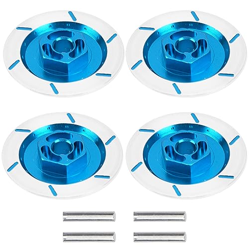 Vgoohobby - 12 mm RC Aluminiumlegierung Sechskant-Rad-Bremsscheibe, kompatibel mit HSP HPI Traxxas Tamiya 1/10 On-Road Racing Modellauto (blau) von Vgoohobby