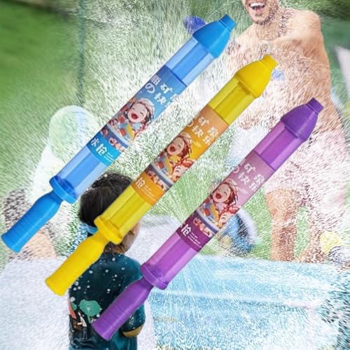 Firework Water Gun, Firework Style Water Spray, Romantic Jet Squirter, High Pressure Pull-Out Sprinkler Spray Toys for Couples, Bathing, Pool, Party Entertainment (Blue + Purple + Yellow) von Vgpbphj