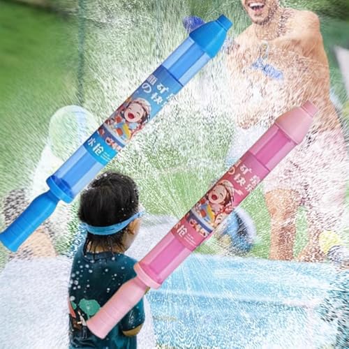 Firework Water Gun, Firework Style Water Spray, Romantic Jet Squirter, High Pressure Pull-Out Sprinkler Spray Toys for Couples, Bathing, Pool, Party Entertainment (Pink + Blue) von Vgpbphj