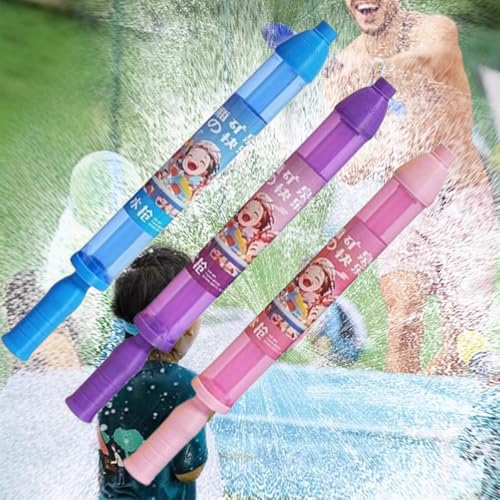Firework Water Gun, Firework Style Water Spray, Romantic Jet Squirter, High Pressure Pull-Out Sprinkler Spray Toys for Couples, Bathing, Pool, Party Entertainment (Pink + Blue + Purple) von Vgpbphj