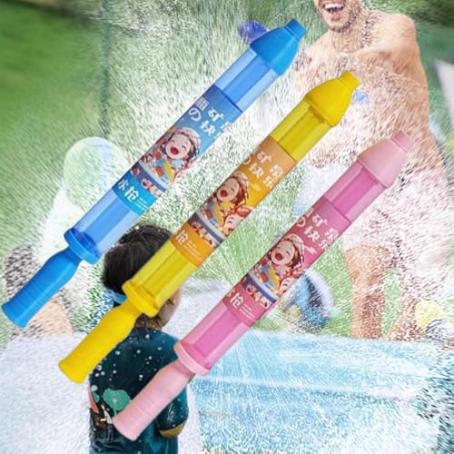 Firework Water Gun, Firework Style Water Spray, Romantic Jet Squirter, High Pressure Pull-Out Sprinkler Spray Toys for Couples, Bathing, Pool, Party Entertainment (Pink + Blue + Yellow) von Vgpbphj