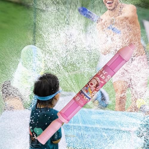 Firework Water Gun, Firework Style Water Spray, Romantic Jet Squirter, High Pressure Pull-Out Sprinkler Spray Toys for Couples, Bathing, Pool, Party Entertainment (S#Pink) von Vgpbphj