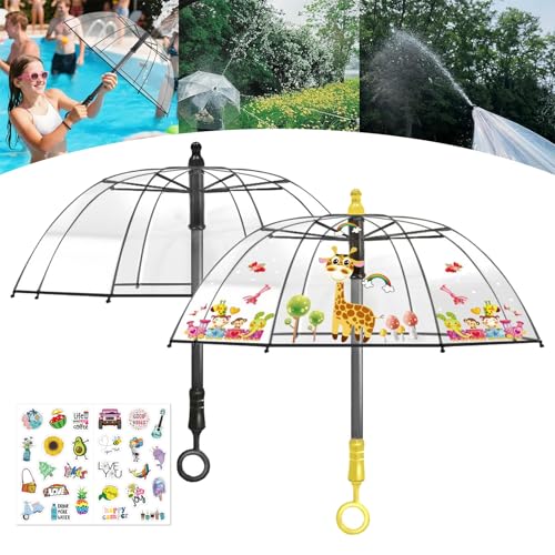 Regenschirm Wasserpistole, Transparent Umbrella Water Gun, for Water Battles in The Garden, Outdoor Toy, Pool Parties, for Adults, Boys and Girls (2pc) von Vgpbphj