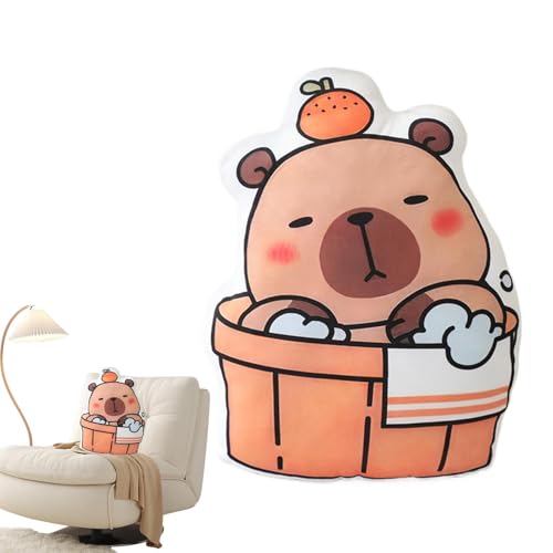 Capybara Plüschtier, Capybara Kissen, kreative Plüschtiere, Heimdekoration, Plüschtiere, Schlafkissen, Spielzeug und Plüschtiere für die Sai von Vgvgaj