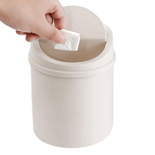 Vgvgaj 16x13cm Tischmülleimer Mülleimer Mit Deckel Desktop Mülleimer Süße Mülleimer Papierkorb Für Den Schreibtisch Papierkorb Für Den Innenraum Von Autos von Vgvgaj