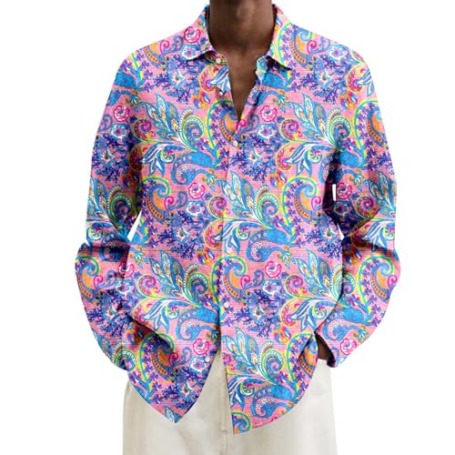 Vhersily 2025 Angebote - Herren Karnevalskostüm mit 3D Digitaldruck Elegant Reißverschluss Slim Fit Disco Hippie Hemden Herren Karneval Halloween 70er 80er Jahre Vhersily 2025 Angebote - Herren Karnevalskostüm mit 3D Digitaldruck Elegant Reißverschluss Slim Fit Disco Hippie Hemden Herren Karneval Halloween 70er 80er Jahre von Vhersily