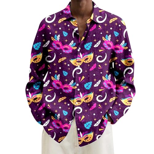 Vhersily 2025 Angebote - Herren Karnevalskostüm mit 3D Digitaldruck Elegant Reißverschluss Slim Fit Disco Hippie Hemden Herren Karneval Halloween 70er 80er Jahre Vhersily 2025 Angebote - Herren Karnevalskostüm mit 3D Digitaldruck Elegant Reißverschluss Slim Fit Disco Hippie Hemden Herren Karneval Halloween 70er 80er Jahre von Vhersily