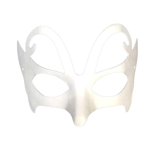 Vhersily 2025 Angebote Weiße Löwe Masken aus weißem Karton zum Bemalen Masken Gesicht Karneval Halloween Kostüm Basteln Karneval Fasching Karneval Fasching Karneval Party Cosplay Handwerk von Vhersily