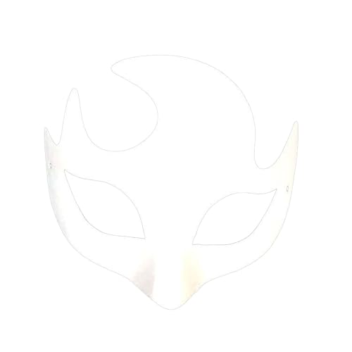 Vhersily 2025 Angebote Weiße Löwe Masken aus weißem Karton zum Bemalen Masken Gesicht Karneval Halloween Kostüm Basteln Karneval Fasching Karneval Fasching Karneval Party Cosplay Handwerk von Vhersily