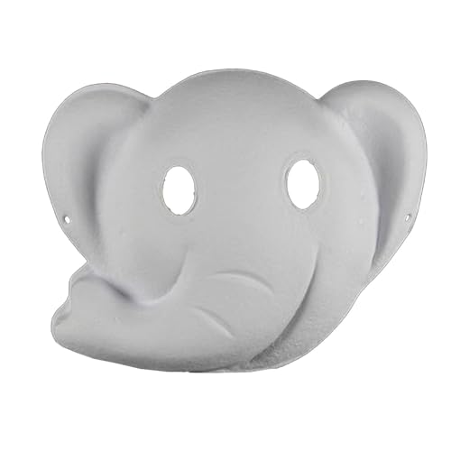 Vhersily 2025 Angebote Weiße Löwe Masken aus weißem Karton zum Bemalen Masken Gesicht Karneval Halloween Kostüm Basteln Karneval Fasching Karneval Fasching Karneval Party Cosplay Handwerk von Vhersily