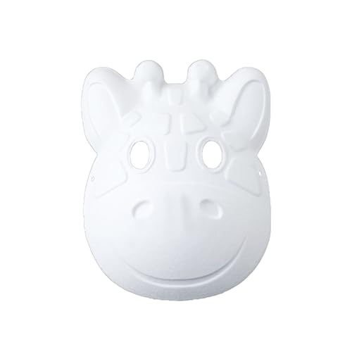 Vhersily 2025 Angebote Weiße Löwe Masken aus weißem Karton zum Bemalen Masken Gesicht Karneval Halloween Kostüm Basteln Karneval Fasching Karneval Fasching Karneval Party Cosplay Handwerk von Vhersily
