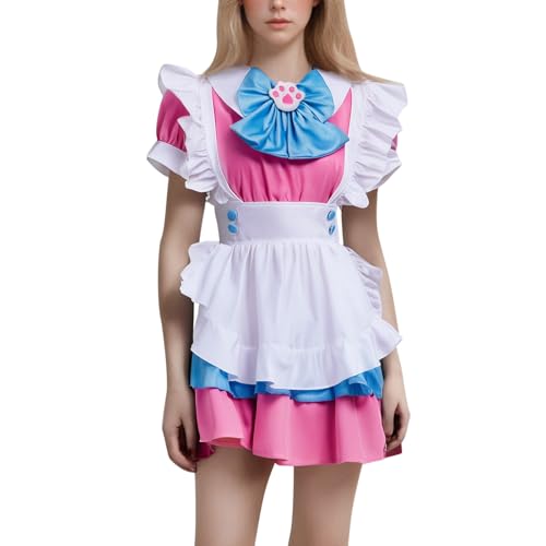 Vhersily 2025 Costume da Cameriera da Donna, Costume di Halloween, Costume da Cameriera Francese, Vestito da Marinaio Lolita, per Anime, Cosplay, da Carnevale Vhersily 2025 Costume da Cameriera da Donna, Costume di Halloween, Costume da Cameriera Francese, Vestito da Marinaio Lolita, per Anime, Cosplay, da Carnevale von Vhersily