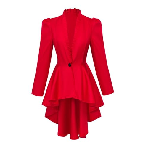 Vhersily 2025 Halloween Kostüm Damen Mittelalter Retro Gothic Frack Langarm Halloween Cosplay Kostüm Damen Vhersily 2025 Halloween Kostüm Damen Mittelalter Retro Gothic Frack Langarm Halloween Cosplay Kostüm Damen von Vhersily
