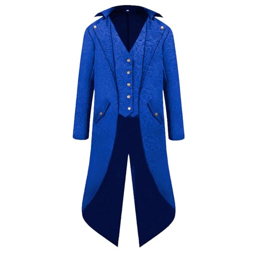 Vhersily 2025 Karnevalsgeschenke - Gothic Jacke Vintage Mittelalter Halloween Steampunk Frac Renaissance Vampire Pirate Halloween Kostüm für Erwachsene Vhersily 2025 Karnevalsgeschenke - Gothic Jacke Vintage Mittelalter Halloween Steampunk Frac Renaissance Vampire Pirate Halloween Kostüm für Erwachsene von Vhersily