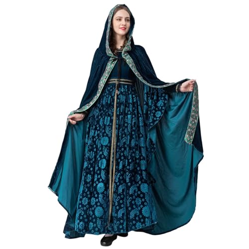 Vhersily 2025 Karnevalsgeschenke - Mittelalterliches Kleid Damen Renaissance Kleid Lang Gothic Retro Kostüm Halloween Kostüm Erwachsene Mittelalter Kostüm Boho Viktorianischer Umhang Vhersily 2025 Karnevalsgeschenke - Mittelalterliches Kleid Damen Renaissance Kleid Lang Gothic Retro Kostüm Halloween Kostüm Erwachsene Mittelalter Kostüm Boho Viktorianischer Umhang von Vhersily