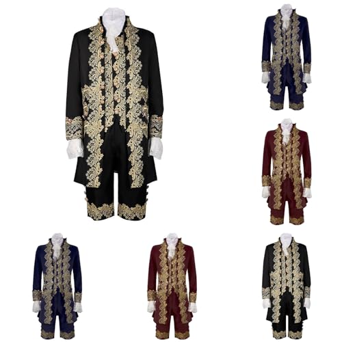 Vhersily 2025 Karnevalsgeschenke - Viktorianisches Herren Kostüm Kurz Rokoko Mittelalterlicher Prinz Cosplay SetKostüm Herren Viktorianischer Stil Kurz Rokoko Mittelalterlicher Prinz Cosplay Set Vhersily 2025 Karnevalsgeschenke - Viktorianisches Herren Kostüm Kurz Rokoko Mittelalterlicher Prinz Cosplay SetKostüm Herren Viktorianischer Stil Kurz Rokoko Mittelalterlicher Prinz Cosplay Set von Vhersily