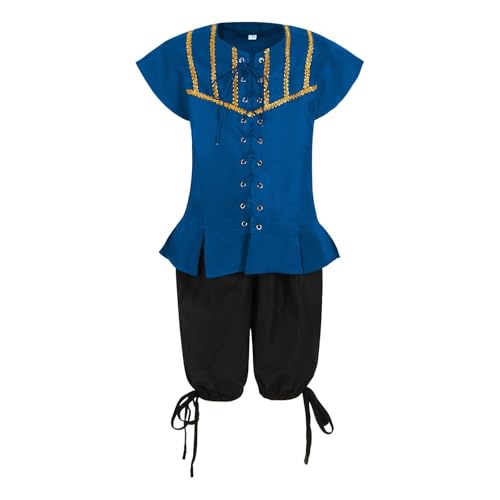 Vhersily 2025 Steampunk 2 Stück Wikinger Piraten Kleid Lace-Up Ärmellose Weste Und Hose Mantel Renaissance Mittelalter Cosplay Jacke Viktorianische Kostüm Vhersily 2025 Steampunk 2 Stück Wikinger Piraten Kleid Lace-Up Ärmellose Weste Und Hose Mantel Renaissance Mittelalter Cosplay Jacke Viktorianische Kostüm von Vhersily