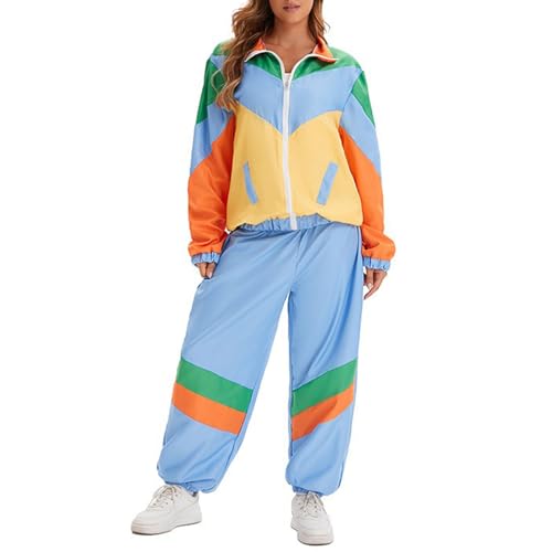 Vhersily 2025 angebote vintage anzug 80er jahre hip hop windjacke disco retro anzug 90er shell suit kleider herren damen 80er retro hop kostüm party halloween kostüm Vhersily 2025 angebote vintage anzug 80er jahre hip hop windjacke disco retro anzug 90er shell suit kleider herren damen 80er retro hop kostüm party halloween kostüm von Vhersily