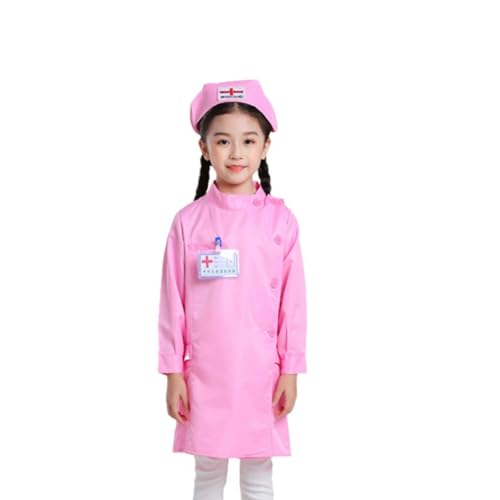Vhersily Arzt-Kostüm für Kinder, Arztkittel, Arztpaket, Spiel für Kinder, B, 140 Vhersily Arzt-Kostüm für Kinder, Arztkittel, Arztpaket, Spiel für Kinder, B, 140 von Vhersily