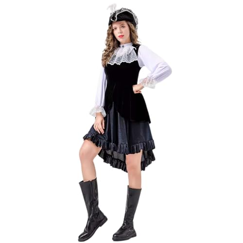 Vhersily Faschingskostüm Pirat der Karibik für Damen und Erwachsene in Piratenkostüm, Cosplay, Karneval, für Erwachsene Vhersily Faschingskostüm Pirat der Karibik für Damen und Erwachsene in Piratenkostüm, Cosplay, Karneval, für Erwachsene von Vhersily