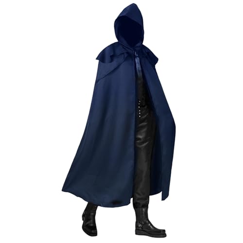 Vhersily Vampir Kostüm - schwarzer Umhang mit Kapuze - Verkleidung für Halloween & Karneval - Kinder und Erwachsene Vhersily Vampir Kostüm - schwarzer Umhang mit Kapuze - Verkleidung für Halloween & Karneval - Kinder und Erwachsene von Vhersily
