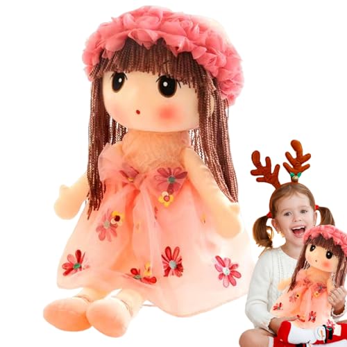 Vhjlfig Baby Puppe,Plüsch Baby Puppe - Weiche Und Niedliche Figur Für Kleinkinder Und Jugendliche Als Schlafbegleiter - Für Schlafzimmer Sofa Dekoration Geburtstag Weihnachten von Vhjlfig