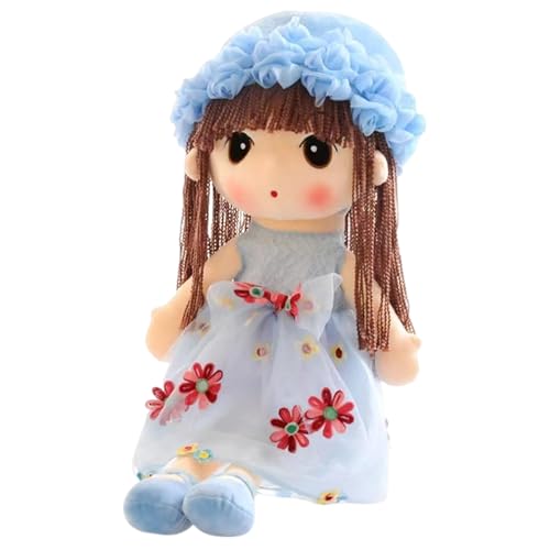 Vhjlfig Baby Puppe,Weiches Kuscheltier,Weiches Handgemachtes Mädchen Figur Schlafbegleiter Für Kleinkind Junge Sofa Deko Home Geburtstag Weihnachten | Für Schlafzimmer Sofa Dekoration Geburtstag von Vhjlfig