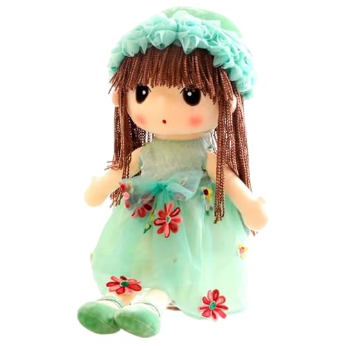 Vhjlfig Baby Puppe Für Mädchen,Weiches Kuscheltier,Niedliche Mädchenfigur Schlafbegleiter Für Kleinkinder Kinderzimmer Wohnzimmer Deko Geburtstag Weihnachten Geschenk | Für Schlafzimmer Sofa von Vhjlfig