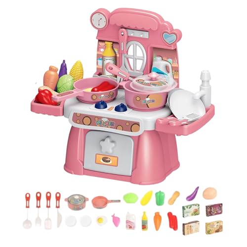 Vhjlfig Kinderküchen Spielset,Spielkochen Set Spielküchen Zubehör | 24 Teile Lernspielzeug Mit Licht Und Musik Für Kleinkinder Familien Kindergarten Vhjlfig Kinderküchen Spielset,Spielkochen Set Spielküchen Zubehör | 24 Teile Lernspielzeug Mit Licht Und Musik Für Kleinkinder Familien Kindergarten von Vhjlfig