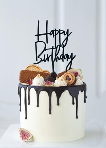 Tortendeko Happy Birthday, Cake Topper Geburtstag, Tortendeko Geburtstag, Happy Birthday Kuchen Deko, Torten Deko aus Acryl, für Frau Mann und Mädchen Junge Tortendeko Happy Birthday, Cake Topper Geburtstag, Tortendeko Geburtstag, Happy Birthday Kuchen Deko, Torten Deko aus Acryl, für Frau Mann und Mädchen Junge von Vhtanop