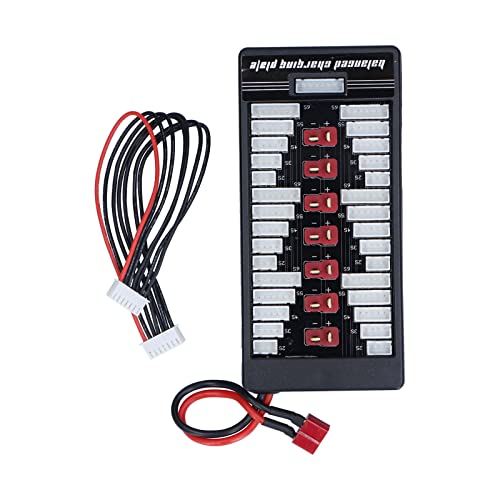 ViaGasaFamido 30a Sicherheits -Stecker -Lade Expansionsausdehnung, Aplation Output Steckerbalchen Ladegerät für 2S/3S Batterien, Unterstützt 3 Parallel (T-Stecker (T-Stecker-Eingang)) von ViaGasaFamido