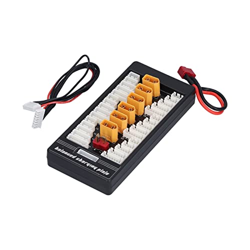 ViaGasaFamido 30a Sicherheits -Stecker -Lade Expansionsausdehnung, Aplation Output Steckerbalchen Ladegerät für 2S/3S Batterien, Unterstützt 3 Parallel (XT60 (T Plug-in-Eingang)) von ViaGasaFamido