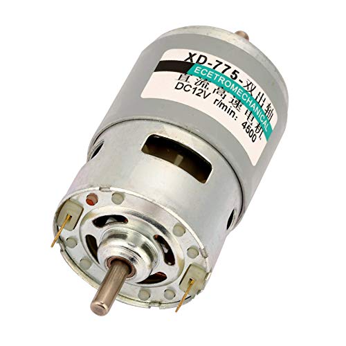 ViaGasaFamido 50W 775 Motor mit Doppelwechsel-Ausgangsmotor für Elektrobohrer, Gleichstrommotor mit Kühllüfter und Reinem Kupferdraht für die Automatisierung der Heimat, Medizinische Geräte von ViaGasaFamido