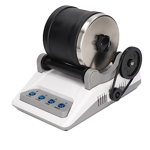 ViaGasaFamido Geographic Rock Tumbler Kit Gemstones Polierer DIY Physical Science Experiment Set Electric Spielzeug mit Rauen Grits für Geologie -Enthusiasten Erwachsene Kinder (#2 Stecker) von ViaGasaFamido